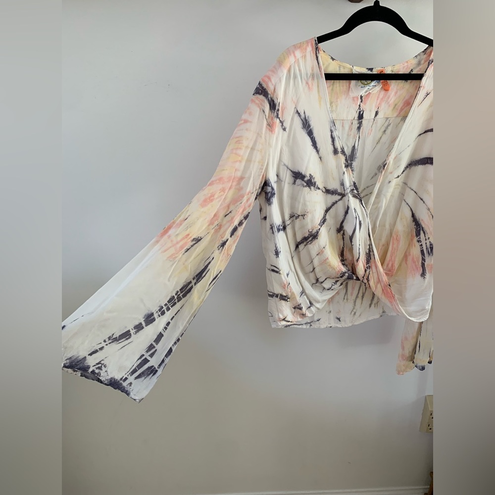 Blue Life XS tie die shirt